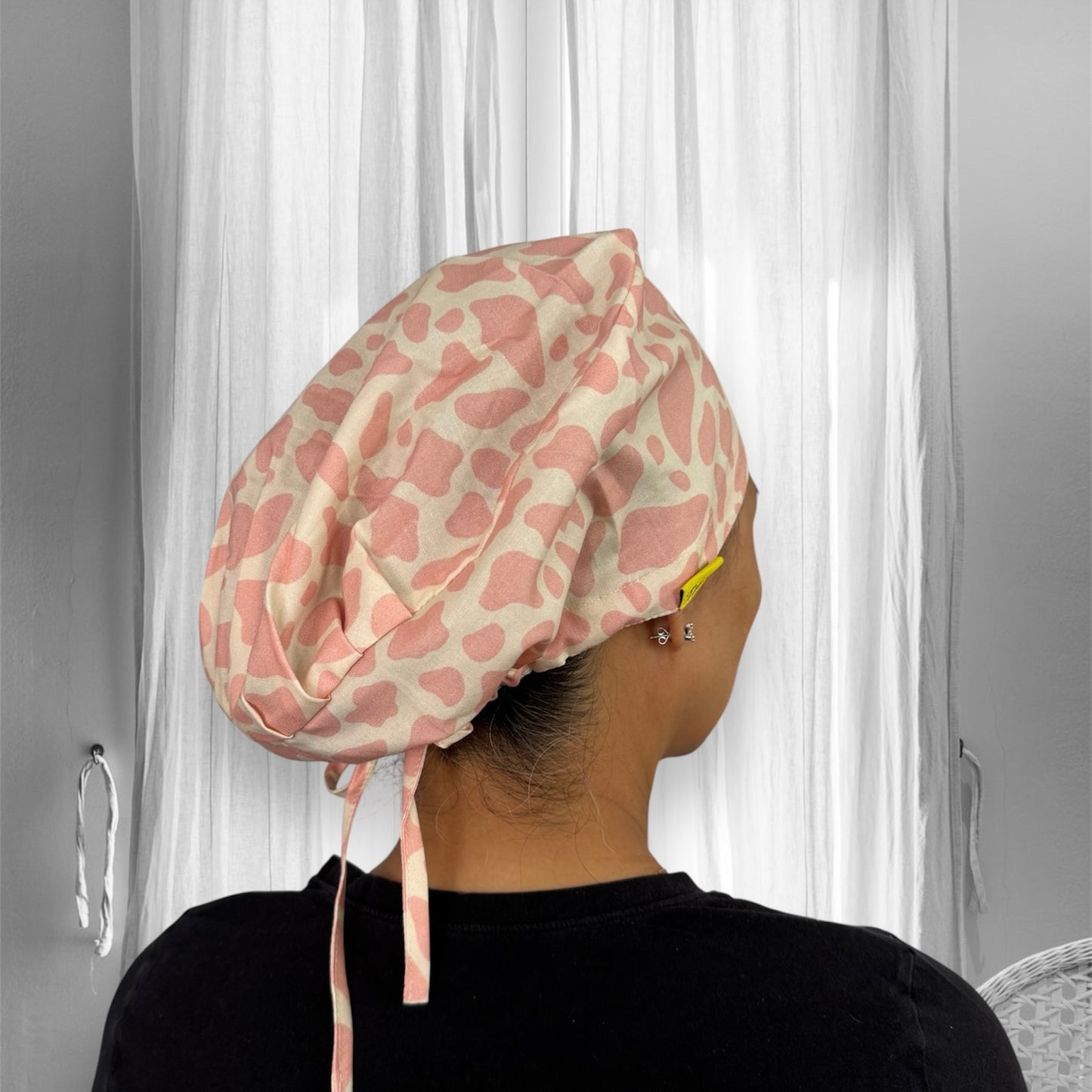Pink cow print