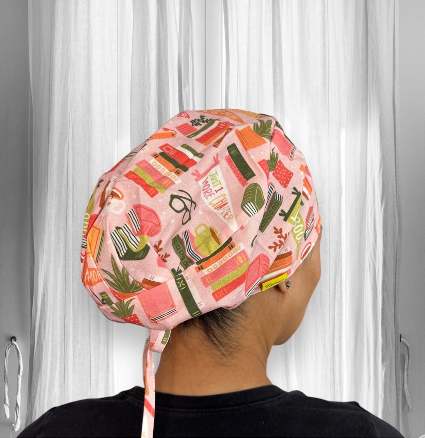Book lover Scrub Caps