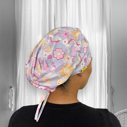 Retro 90’s Girl Power Scrub Caps