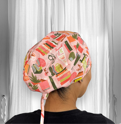 Book lover Scrub Caps
