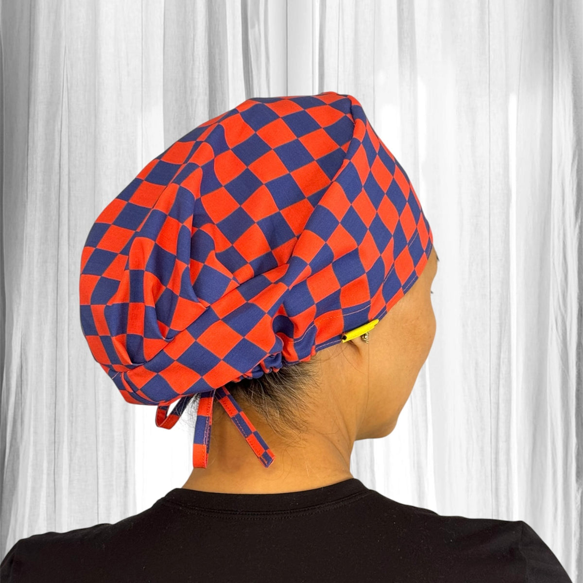 Orange and Blue Checkerboard