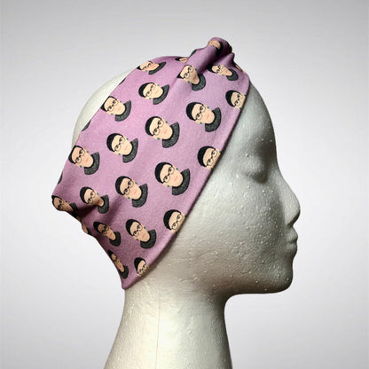 Concha Headband with button